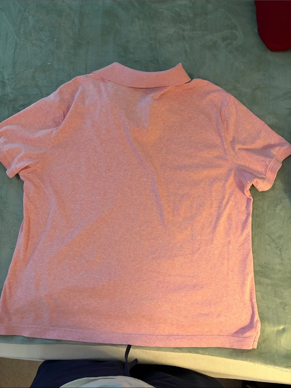 Banana Republic Men's Heather Pink Polo Shirt, XL